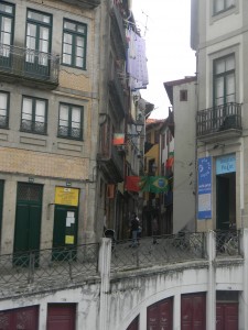 A side street we spotted as we were walking around Porto