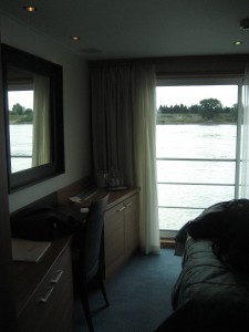 A portion of our room, and a great view....