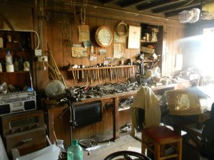 Look at this wall of tools! They have been in constant use since the 1930s! 